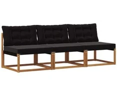 3 Vienetas Lauko Vidurinis Sofa