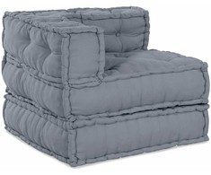 Modulinė sofa 3 pcs Pilka Audinys