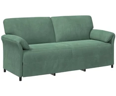 3-Vietis Sofa Jūrinė žalia 198 x 83 x 95 cm Aksomas