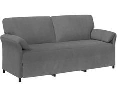 3-Vietis Sofa Tamsiai pilka 198 x 83 x 95 cm Aksomas