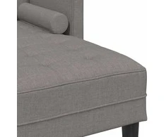 Sofa Sofos komplektas su pagalve Taupe Poliesteris