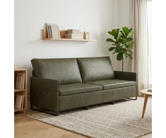 3 vietų sofa Armijos Žalia 220 x 81 x 82 cm Dirbtinė zomša