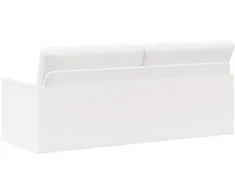 3 vietų sofa Balta 190 x 81 x 82 cm Audinys