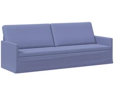 3 vietų sofa Džinsinės mėlynos 220 x 81 x 82 cm Audinys