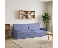 3 vietų sofa Džinsinės mėlynos 220 x 81 x 82 cm Audinys