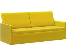 3 vietų sofa Geltona 190 x 81 x 82 cm Aksomas