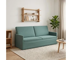 3 vietų sofa Jūrinė žalia 190 x 81 x 82 cm Aksomas