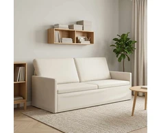 3 vietų sofa Kreminė 190 x 81 x 82 cm Aksomas