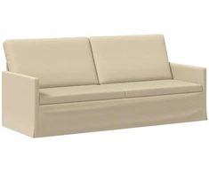 3 vietų sofa Kreminė 190 x 81 x 82 cm Audinys