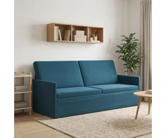 3 vietų sofa Mėlyna 190 x 81 x 82 cm Aksomas