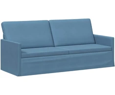 3 vietų sofa Mėlyna 190 x 81 x 82 cm Kordūrinis audinys