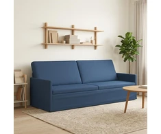 3 vietų sofa Mėlyna 220 x 81 x 82 cm Audinys