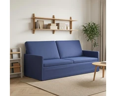 3 vietų sofa Policijos mėlyna 190 x 81 x 82 cm Aksomas