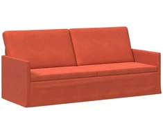 3 vietų sofa Raudona oranžinė 190 x 81 x 82 cm