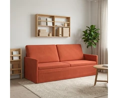 3 vietų sofa Raudona oranžinė 190 x 81 x 82 cm