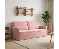 3 vietų sofa Rožinė 190 x 81 x 82 cm Aksomas