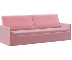 3 vietų sofa Rožinė 220 x 81 x 82 cm Aksomas