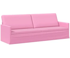 3 vietų sofa Rožinė 220 x 81 x 82 cm Audinys