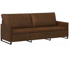 3 vietų sofa Ruda 220 x 81 x 82 cm Dirbtinė zomša