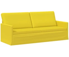 3 vietų sofa Šviesi geltona 190 x 81 x 82 cm Audinys