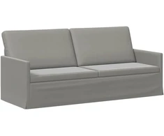 3 vietų sofa Šviesiai pilka 190 x 81 x 82 cm Aksomas