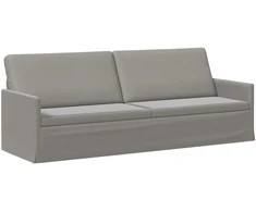 3 vietų sofa Šviesiai pilka 220 x 81 x 82 cm Aksomas