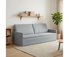 3 vietų sofa Šviesiai pilka 220 x 81 x 82 cm Audinys