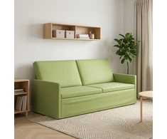 3 vietų sofa Šviesiai žalia 190 x 81 x 82 cm Aksomas