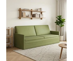 3 vietų sofa Šviesiai žalia 220 x 81 x 82 cm Aksomas