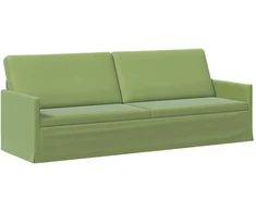 3 vietų sofa Šviesiai žalia 220 x 81 x 82 cm Aksomas