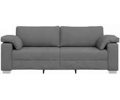 3-Vietis Sofa Tamsiai pilka 220 cm audinys