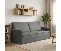 3 vietų sofa Tamsiai pilka 190 x 81 x 82 cm Audinys