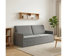 3 vietų sofa Tamsiai pilka 190 x 81 x 82 cm Aksomas