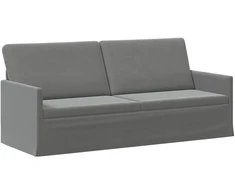 3 vietų sofa Tamsiai pilka 190 x 81 x 82 cm Aksomas