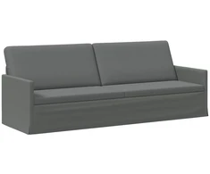 3 vietų sofa Tamsiai pilka 220 x 81 x 82 cm Audinys