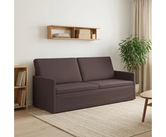 3 vietų sofa Tamsiai rudas 190 x 81 x 82 cm Audinys