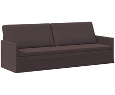 3 vietų sofa Tamsiai rudas 220 x 81 x 82 cm Audinys