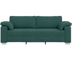 3-Vietis Sofa Tamsiai žalia 220 cm audinys