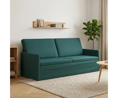 3 vietų sofa Tamsiai žalia 190 x 81 x 82 cm Audinys