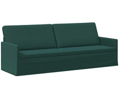 3 vietų sofa Tamsiai žalia 220 x 81 x 82 cm Audinys