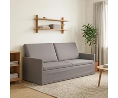 3 vietų sofa Taupe 190 x 81 x 82 cm Audinys