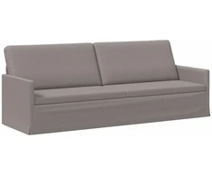 3 vietų sofa Taupe 220 x 81 x 82 cm Audinys