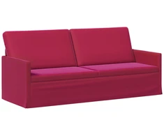 3 vietų sofa Vyno raudona 190 x 81 x 82 cm Aksomas