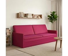 3 vietų sofa Vyno raudona 220 x 81 x 82 cm Aksomas