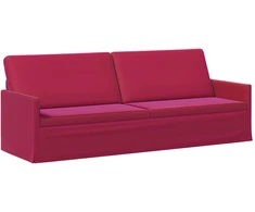 3 vietų sofa Vyno raudona 220 x 81 x 82 cm Aksomas