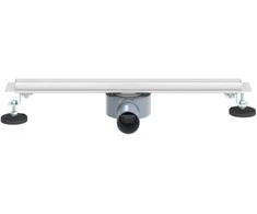 360° Dušo Nutekėjimas su Plonu Modeliu Sidabrinė 50 cm