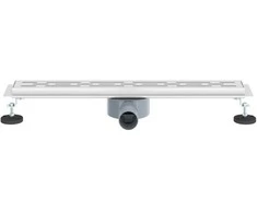 Dušo nuotekų linijinės dizaino su 360° sifonu Sidabrinė 60 cm