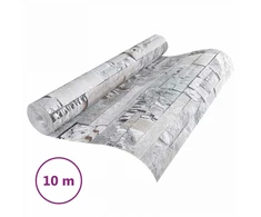 3D akmens tapetai Pilka 10 x 0,53 m Nekvėpuojantis audinys