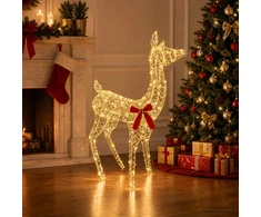 3D Kalėdų elnias LOVIISA 110 LED Šilta balta 70 x 26 x 100 cm
