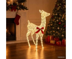 3D Kalėdų elnias LOVIISA 110 LED Šilta balta 70 x 26 x 100 cm